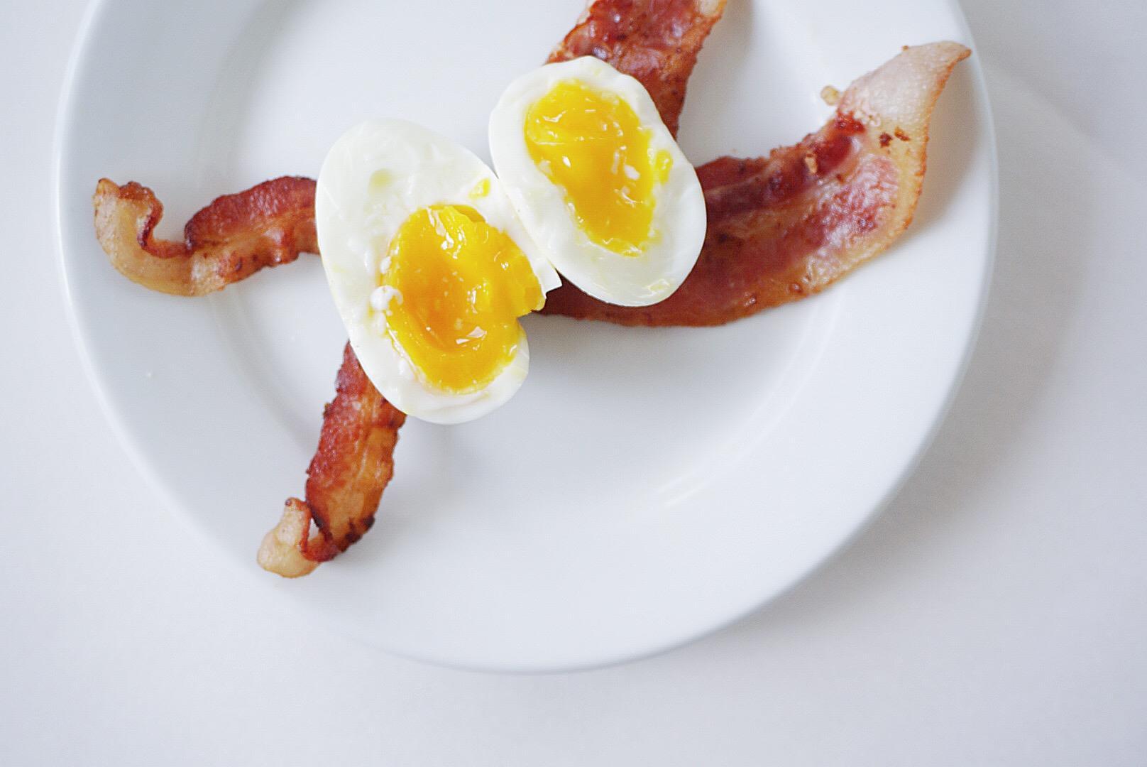 7 Minute Egg and Bacon