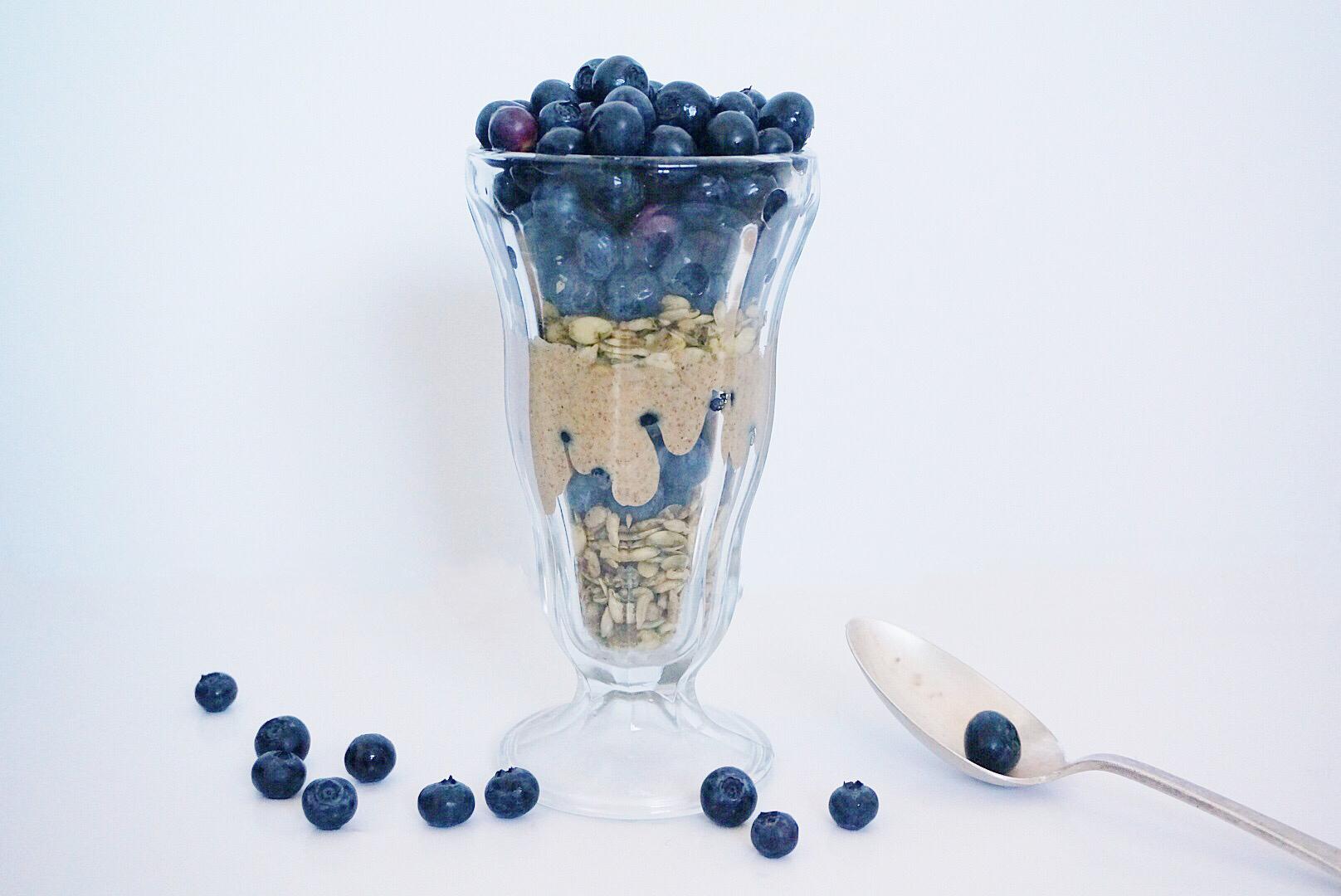 Almond Blueberry Parfait