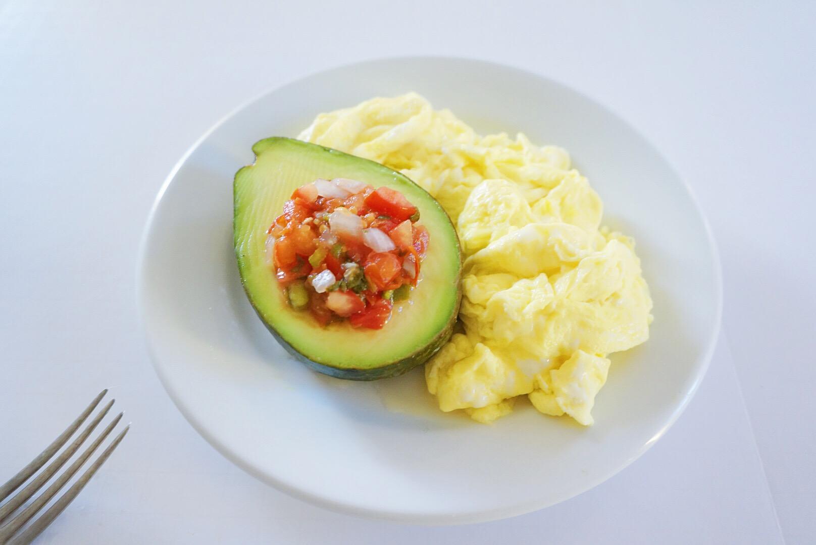Avo Boat and Eggs