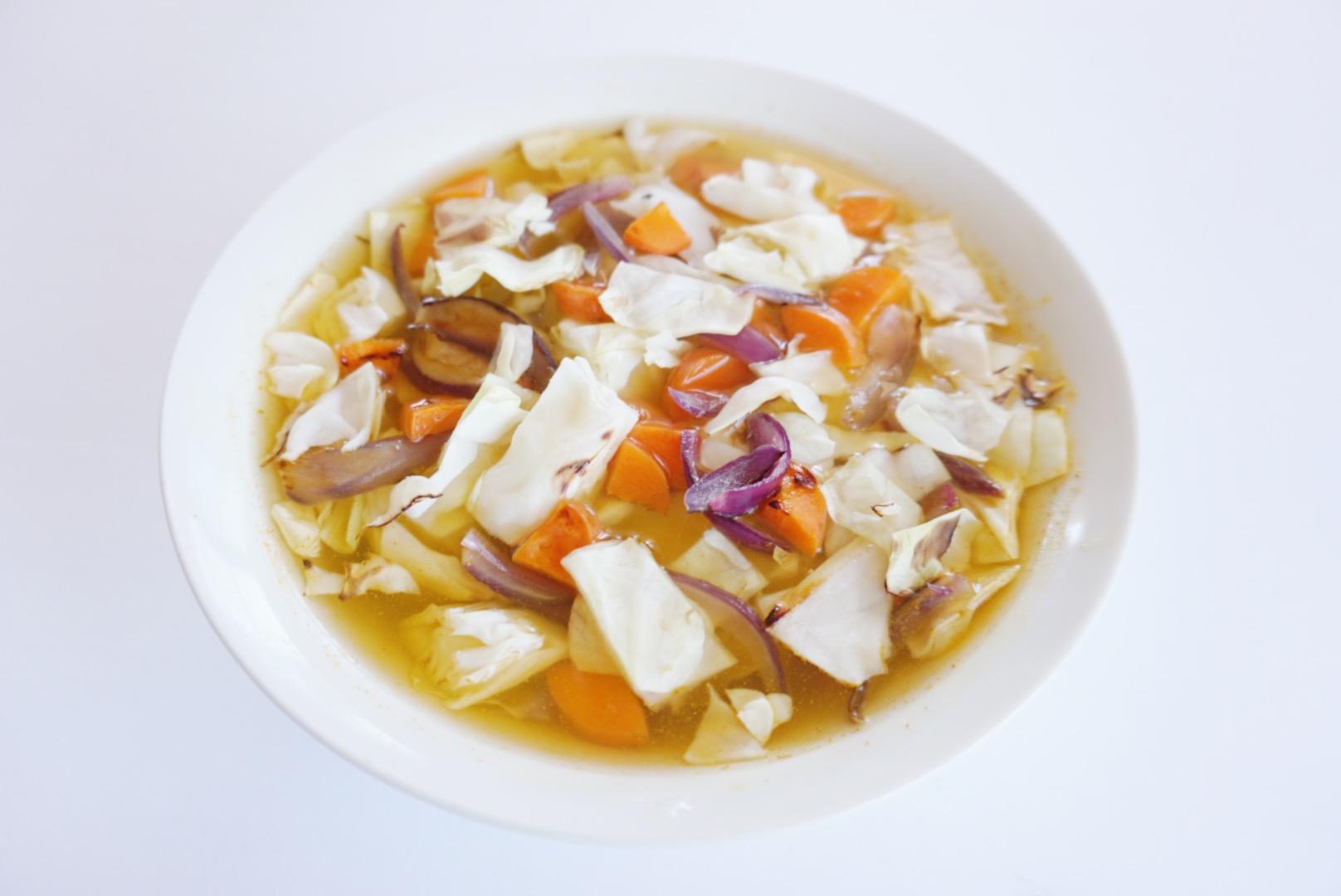 Broiled Veggie Soup