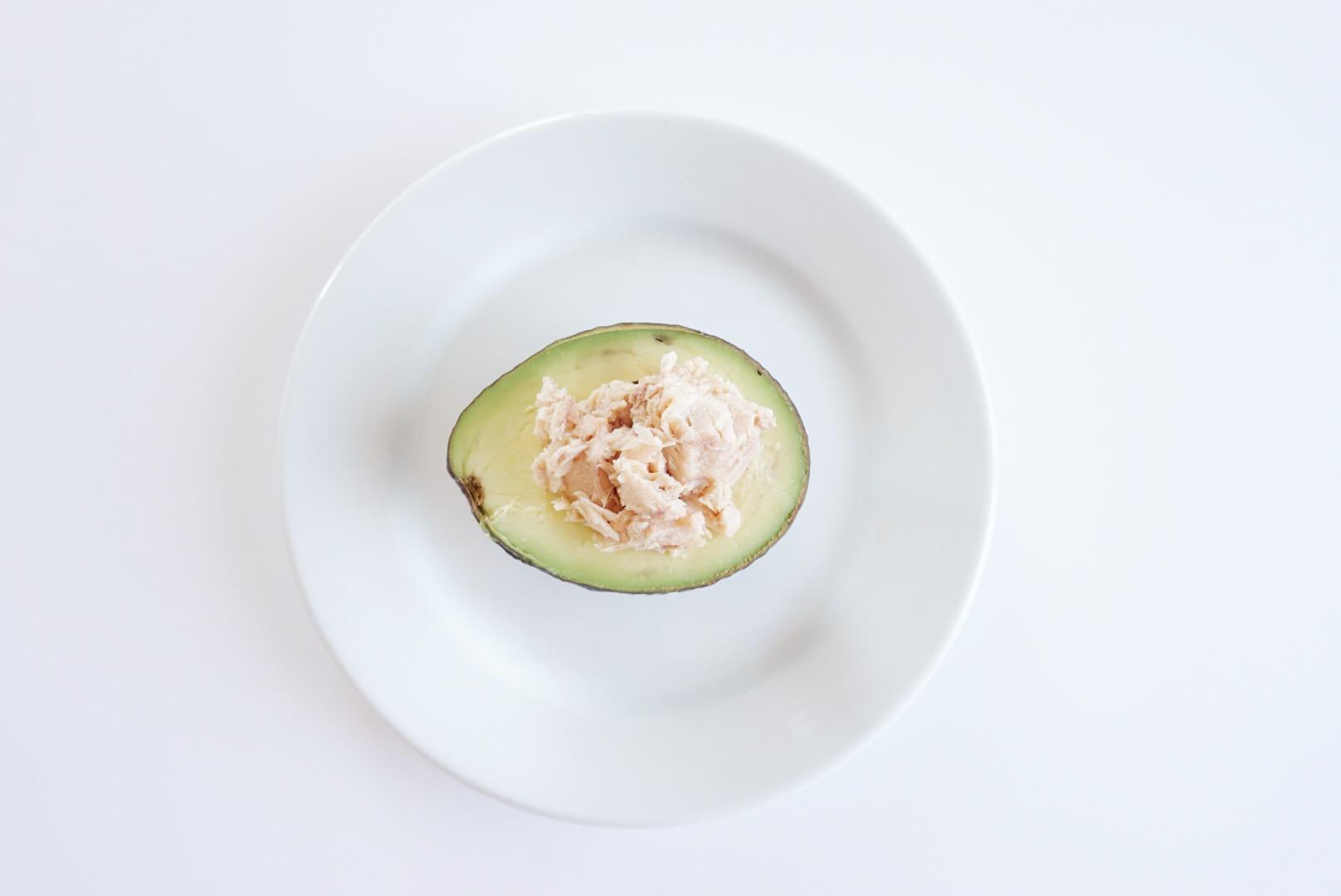 Canned Salmon + Avocado