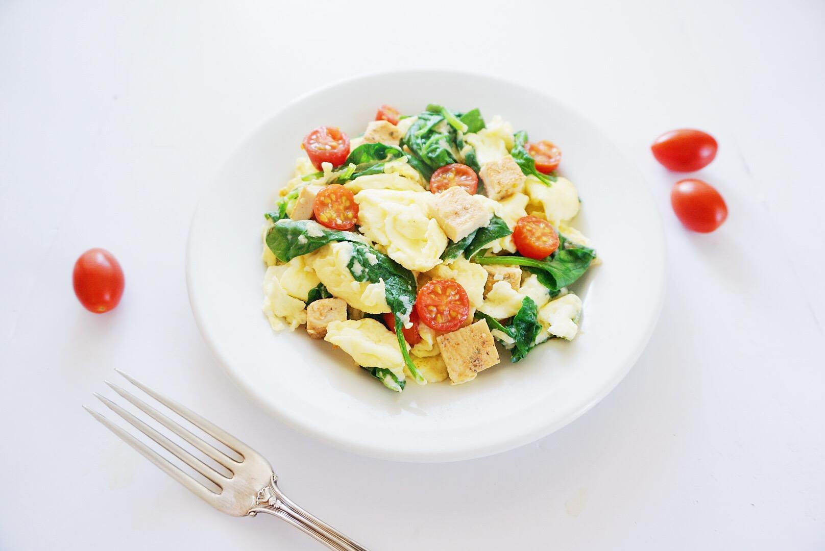 Chicken Veggie Scramble