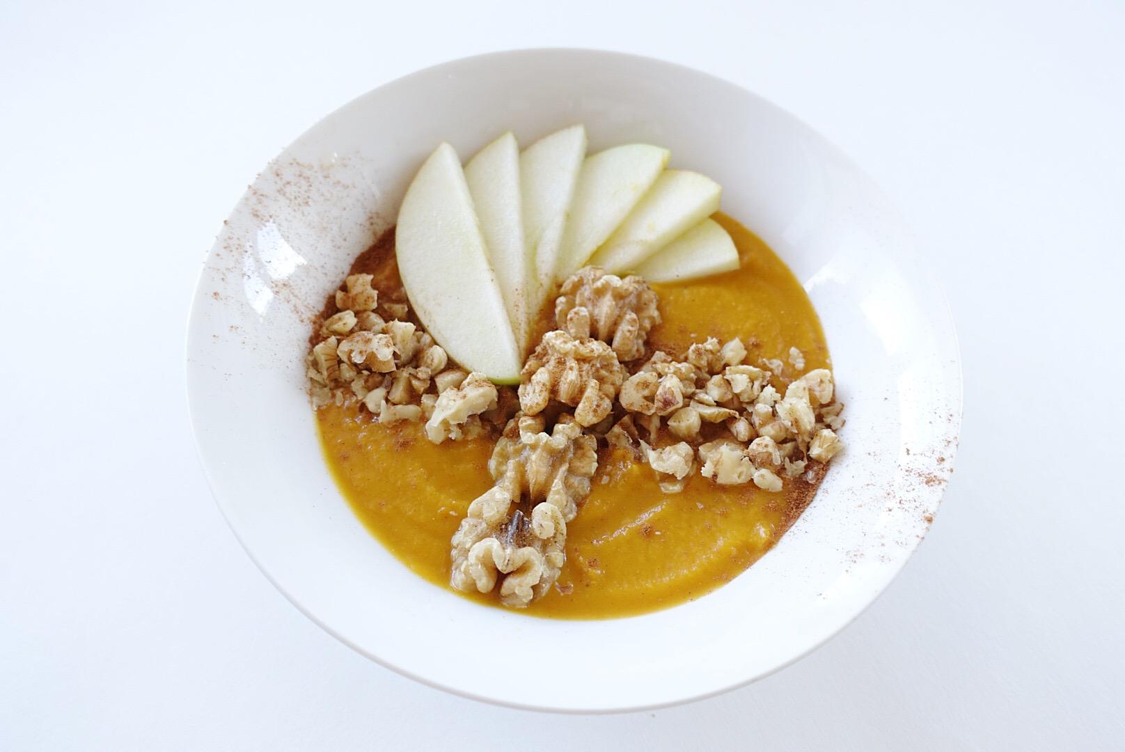 Pumpkin Walnut Breakfast Bowl