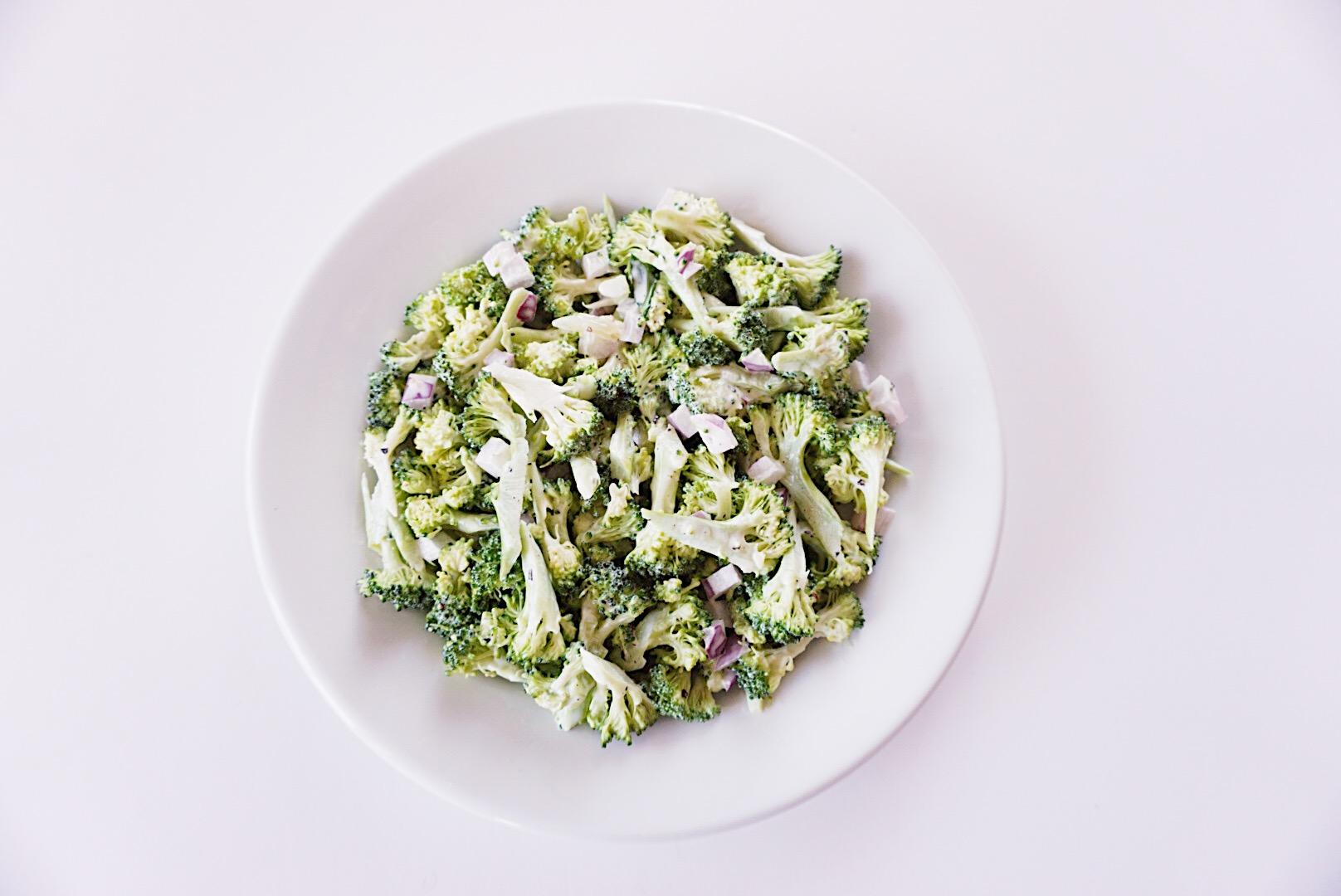 Raw Broccoli Salad