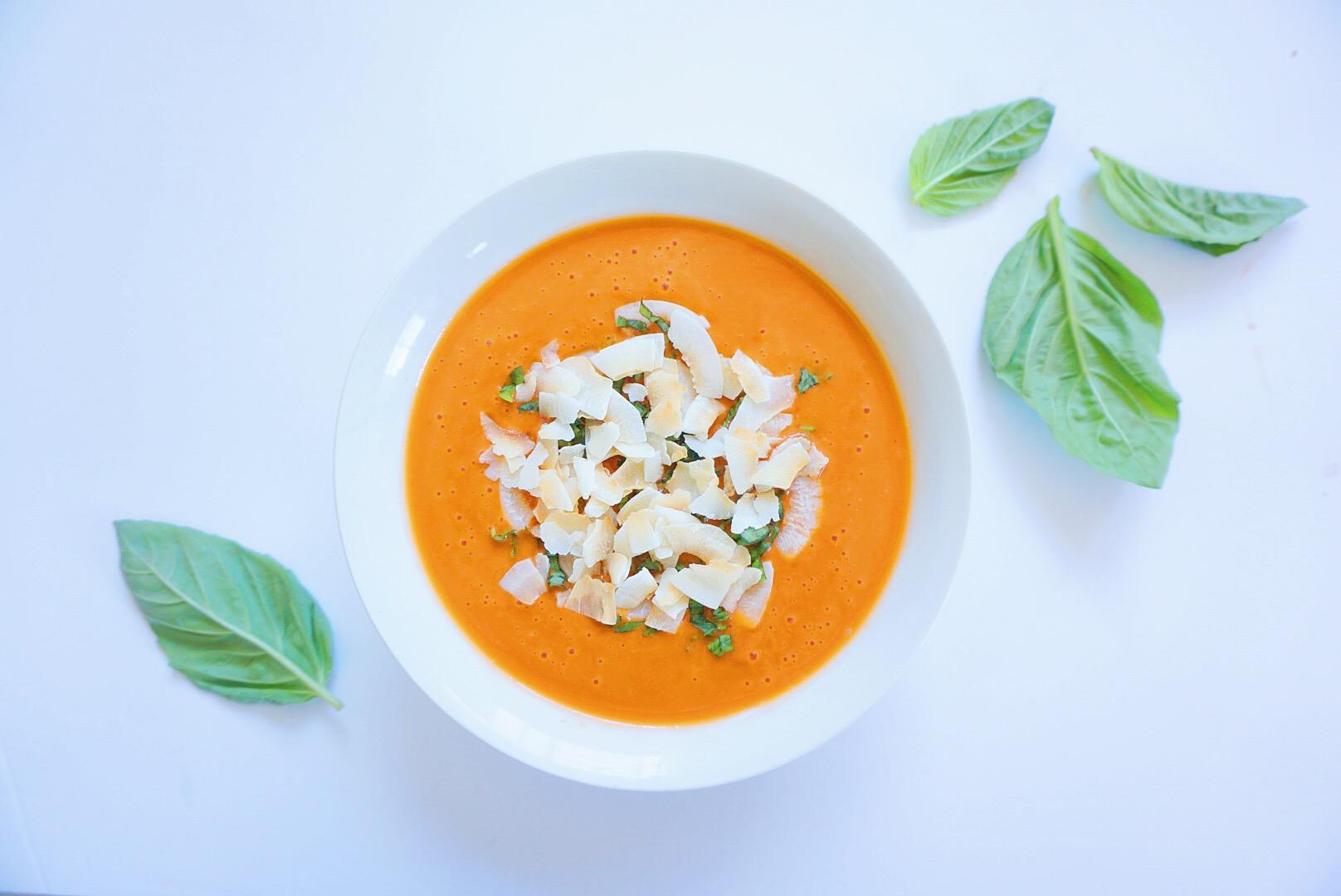 Red Pepper and Coconut Soup