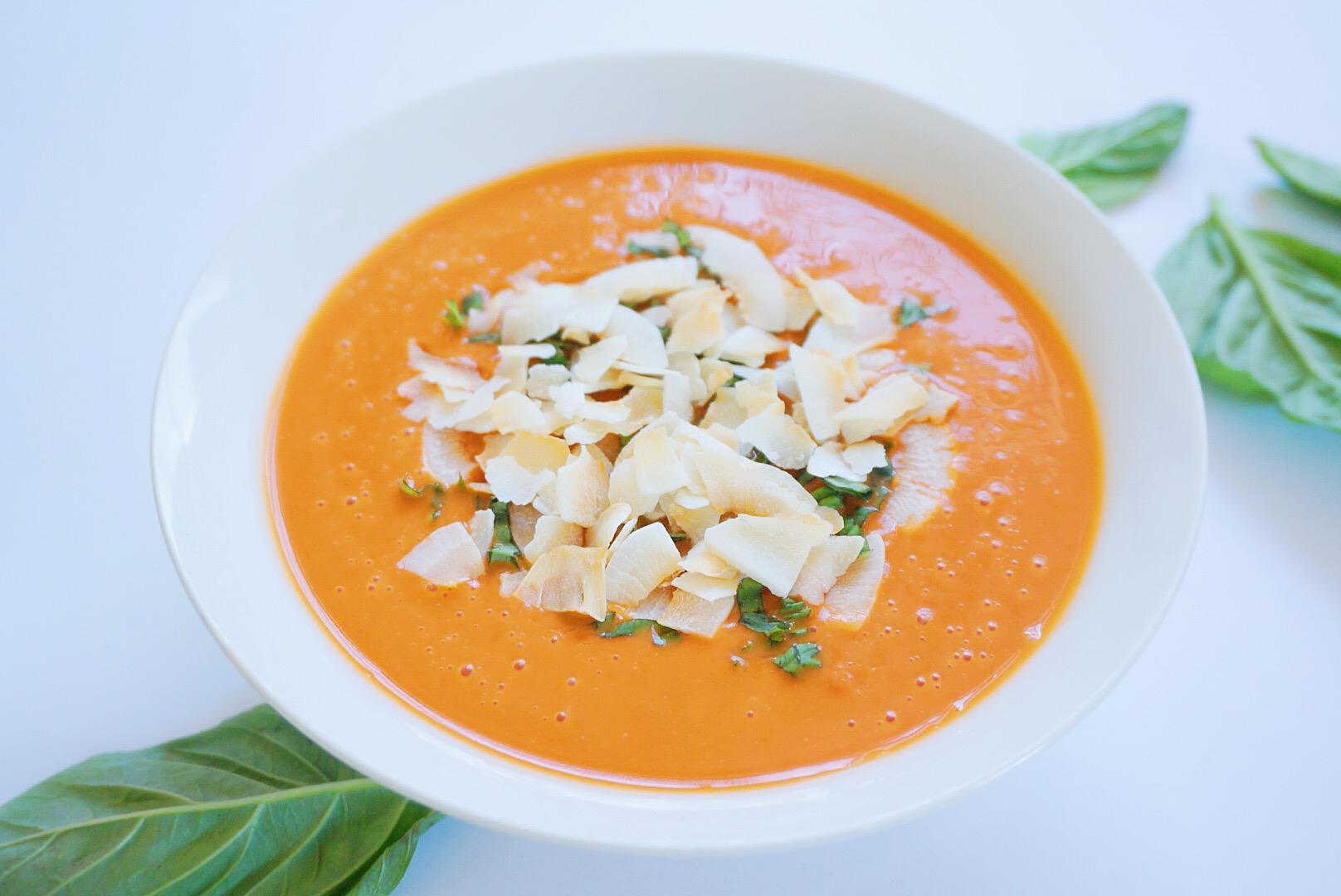 Red Pepper and Coconut Soup