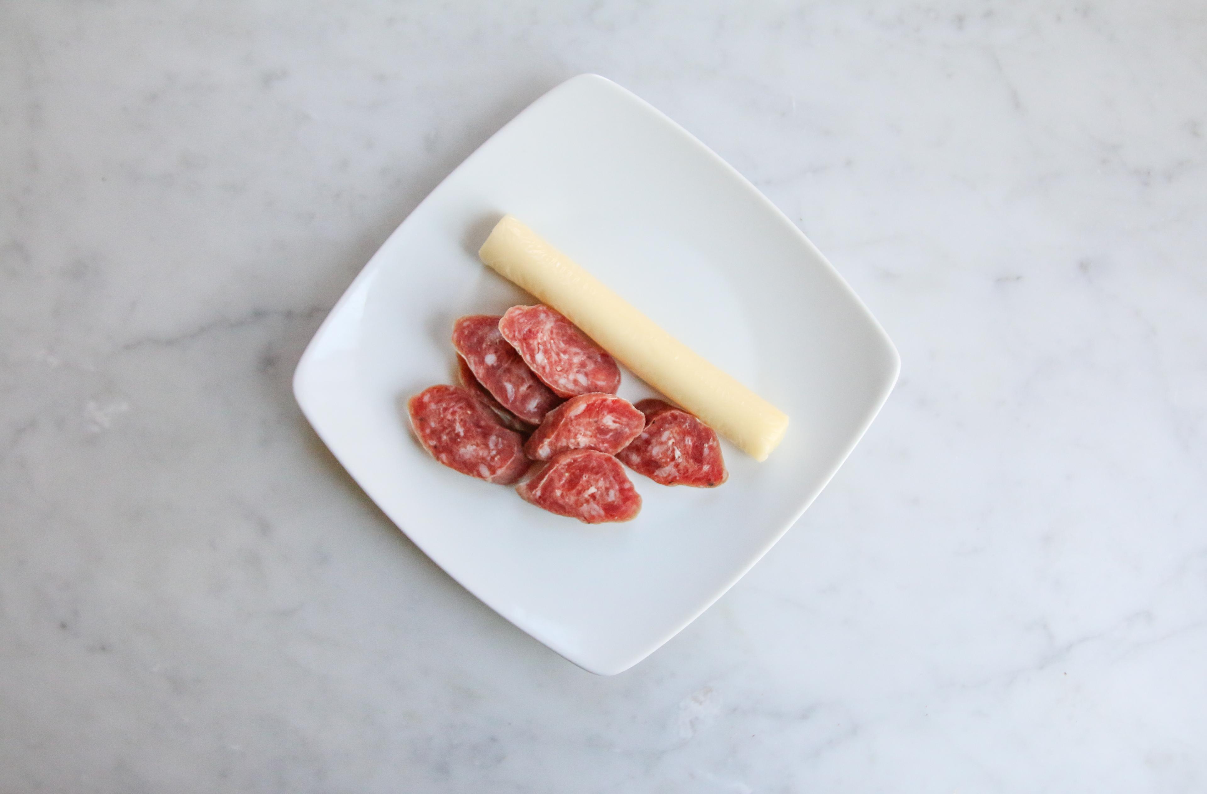 Salami and Cheese Stick