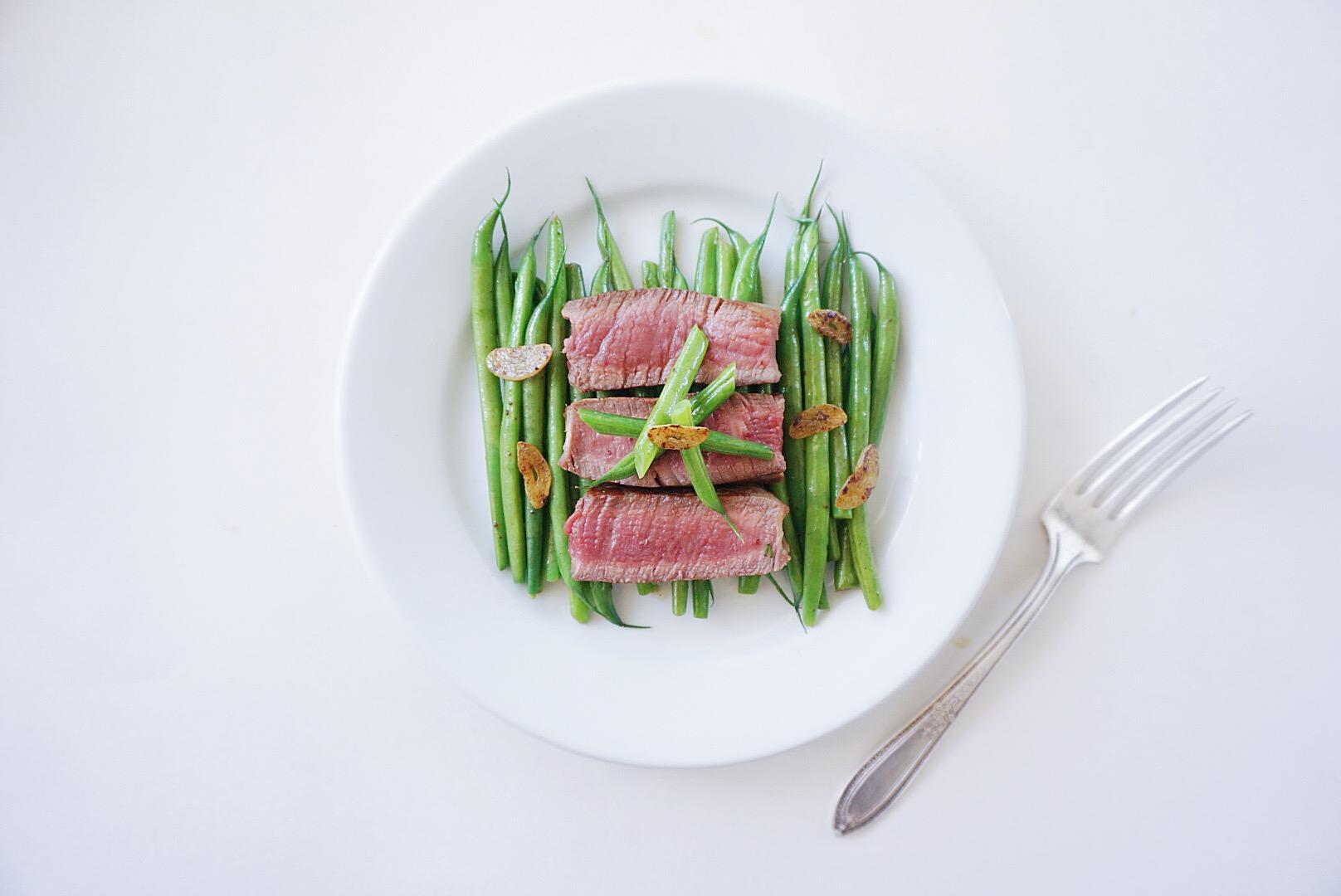 Steak and Green Beans